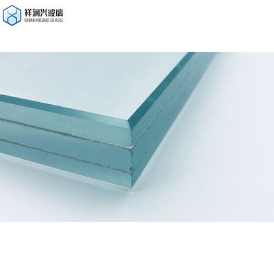 Flachpolierte Kantenarbeit PVB-Laminatglas für Bruch- und Schalldämmung