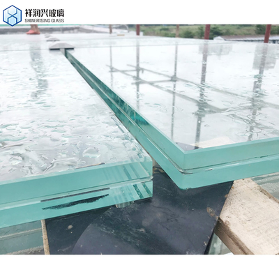 Flachpolierte Kantenarbeit PVB-Laminatglas für Bruch- und Schalldämmung