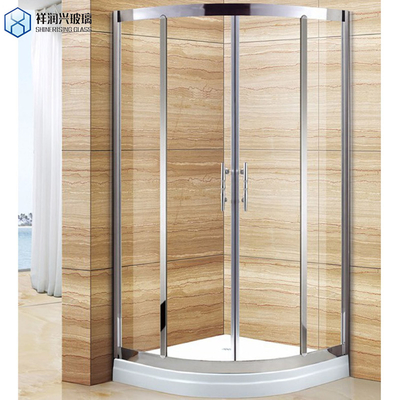 Anforderung GB15763.2-2005 Gehärtetes Glas Rechteckige Duschtür für Hausbad