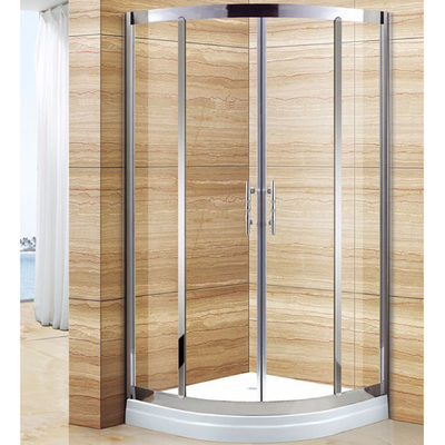 Außenkabinen-Design Goldglas Duschgehäuse mit gehärtetem Glas und Scharniertür