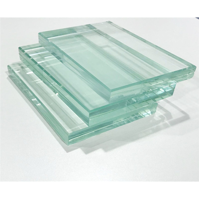 Flachpolierte Kantenarbeiten angepasstes farbiges transparentes Laminationsglas für Möbel