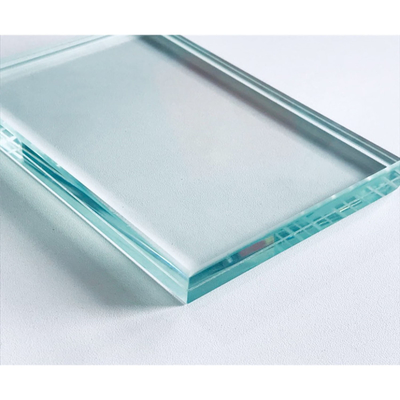 Flachpolierte Kantenarbeiten angepasstes farbiges transparentes Laminationsglas für Möbel