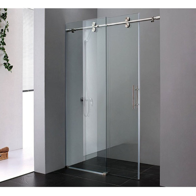 80X80 Schwarz Kleines Quadrat Glas Duschgehäuse Kabine für Zuhause Flach poliert Rand Arbeit