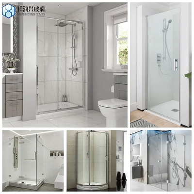 Gestaltungsfreies Design auf Wunsch Gehärtetes Glas Schiebetür Dusche für Bad