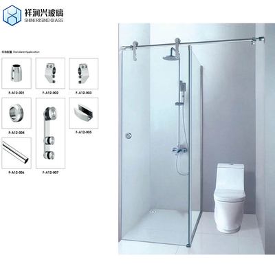 Gestaltungsfreies Design auf Wunsch Gehärtetes Glas Schiebetür Dusche für Bad