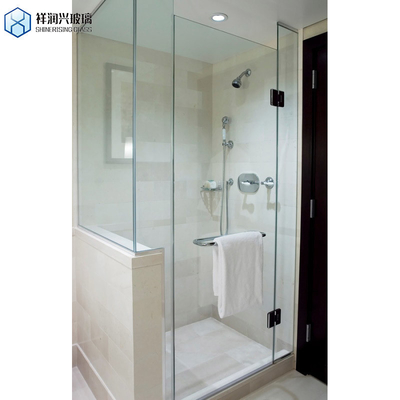 Badezimmer 6mm getemperte kleine Duschfläche Silber Pivot Dusch Tür für die Anpassung