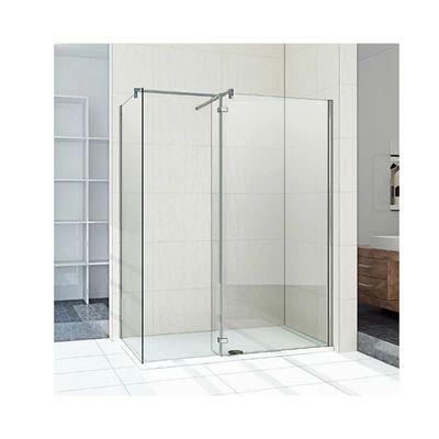 Lüfterform Zwei Schiebetüren Duschkabine mit gehärtetem Glas und individueller Anfrage