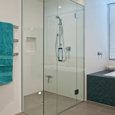Schiebeglas Duschkabine 80X80 Schwarz Kleines Quadrat für Sicherheit und modernes Design zu Hause