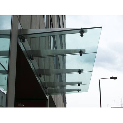 Gewerbliche Gebäude Regenschuppen Flach PVB-Laminatglas mit Standard GB15763.2-2005