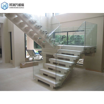 6mm THK Sicherheitsbau gehärtetes Floatglas mit niedrigem Eisenfarben gefärbtem Glühglas