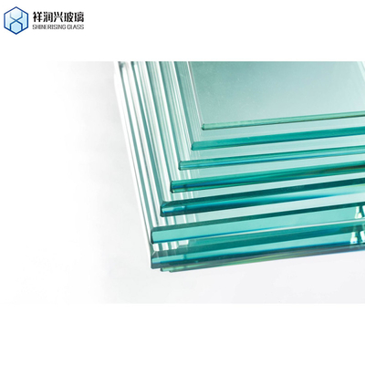Flachpoliertes, superweiß transparentes, gehärtetes Glas für den Bau von Industrieglas
