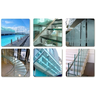 Geländer Balustrade Baldachin Fußboden Treppe Laminatglas Dicke Nachfrage Energie