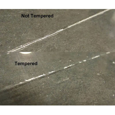 Durchsichtiges geschwungenes gehärtetes Glas für professionelle Gebäudeglas SGS zertifiziert und langlebig