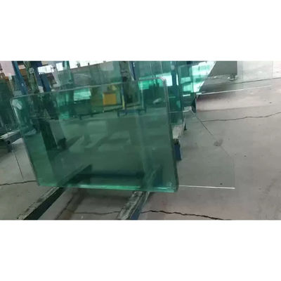 Transparentes Glas Balkon Treppenteil Gehärtetes Glas Balustrade Geländer