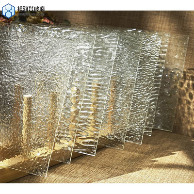 Klare Bronze Karatachi Qingdao Scheinende Nebelblume Flora Fluted Musterglas 7-14 Tage
