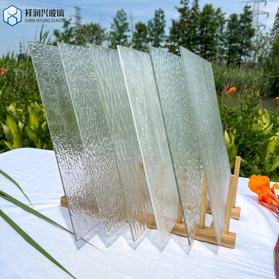 Klare Bronze Karatachi Qingdao Scheinende Nebelblume Flora Fluted Musterglas 7-14 Tage