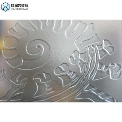 Klare Bronze Karatachi Qingdao Scheinende Nebelblume Flora Fluted Musterglas 7-14 Tage