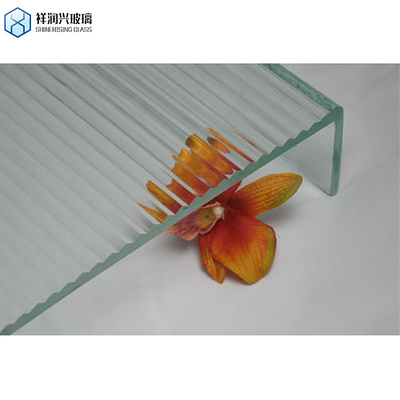 Feste Farbe 190*190*80mm klare Muster Hohler Glasblock/Ziegel mit SGS-Zertifikat