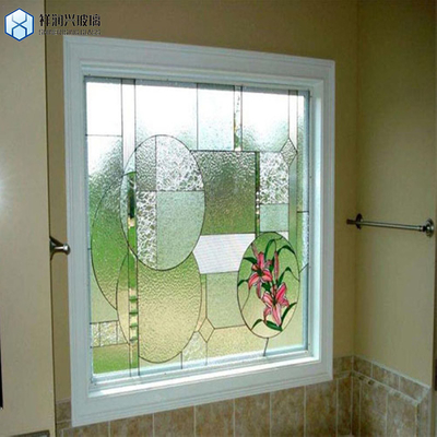 Feste Farbe 190*190*80mm klare Muster Hohler Glasblock/Ziegel mit SGS-Zertifikat