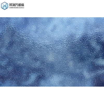 Massivglas, klar und Bronze/Bram/Blau/Grüner Muster/Bild für Fenstertüren