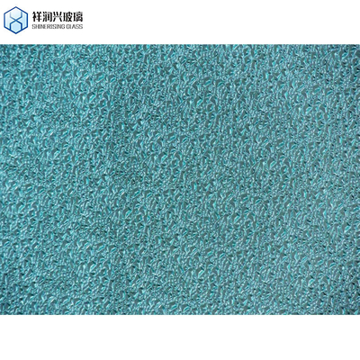 Massivglas, klar und Bronze/Bram/Blau/Grüner Muster/Bild für Fenstertüren