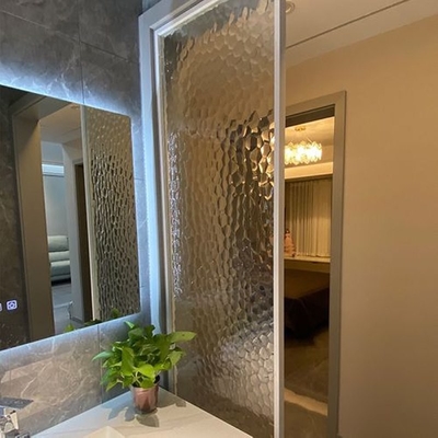 Extra-Clear Bronze-Grün-Mistlit-Glas mit GB15763.2-2005 Standard-Diamantmuster