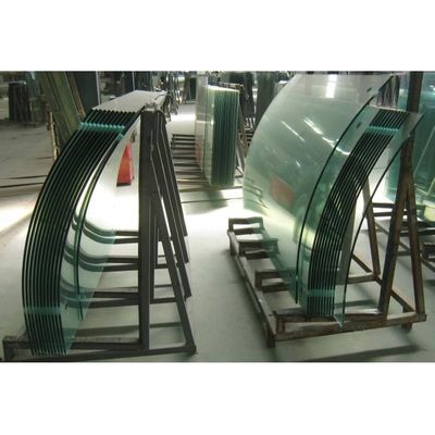 10 mm 12 mm gehärtetes Eisen gehärtetes Glas für Rahmenloses Balustradenzaun Flach gehärtet