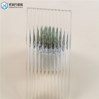 Glas Dekorativ Säure geätzt Klares Muster Frostglas 2134X3300mm Falten Ausklappen