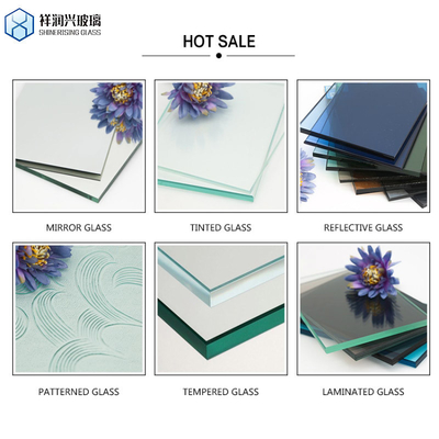 Glas Dekorativ Säure geätzt Klares Muster Frostglas 2134X3300mm Falten Ausklappen