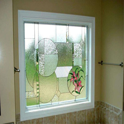 Musterglas für Türfenster und Raumtrennscheibe Gemaltes Dekorationsglas Klarfarbe