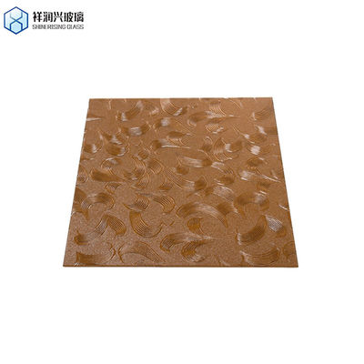 Klares gehärtetes braunes Musterglas für die Architektur
