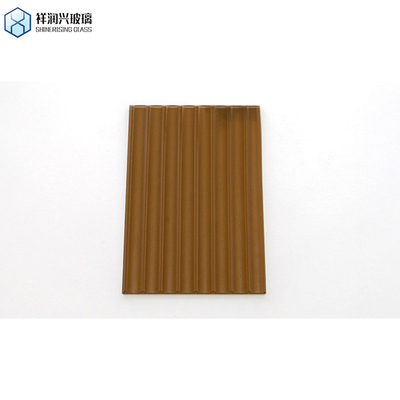 2mm 3mm 4mm 5mm 6mm 8mm 10mm Ultra-Clear Float Glass Braun geprägtes Glas für Gebäude
