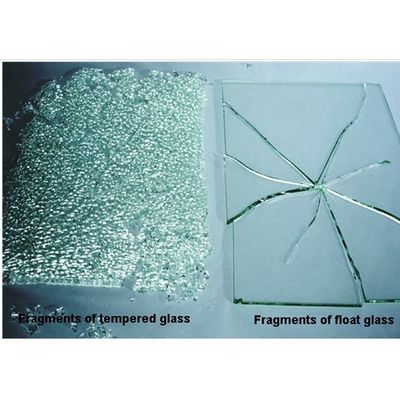 Flachpoliertes 3mm, 4mm, 6mm, 8mm, 10mm, 12mm, transparentes gehärtetes Glas für Gebäudeglas