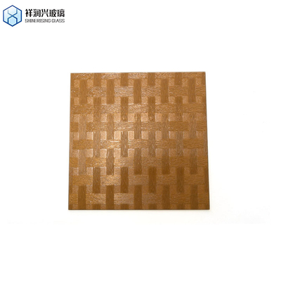 Braun gestaltetes Glas 3 mm 5 mm 1830*2440 neue Technologie-Stil-Glas
