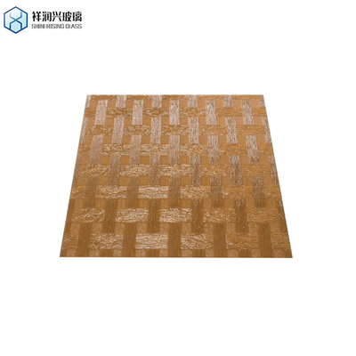 Braun gestaltetes Glas 3 mm 5 mm 1830*2440 neue Technologie-Stil-Glas