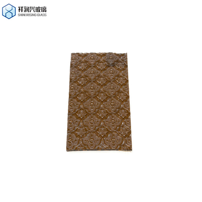ISO-zertifizierte 3mm-8mm klare Bronze Karatachi Qingdao Mistlite Flora Fluted Muster Glas