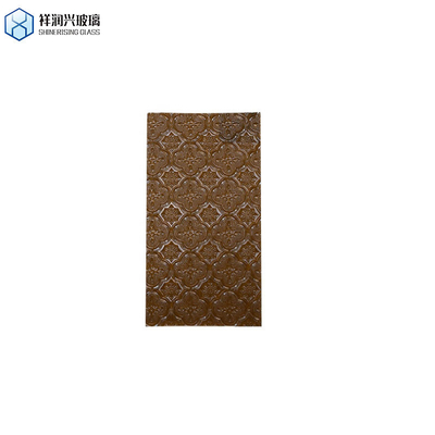 ISO-zertifizierte 3mm-8mm klare Bronze Karatachi Qingdao Mistlite Flora Fluted Muster Glas