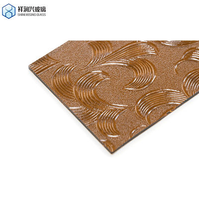 2mm 3mm 4mm 5mm 6mm Farbliche klare Aluminium-Spiegel-Glasfolie für braunes Aufstrichenglas