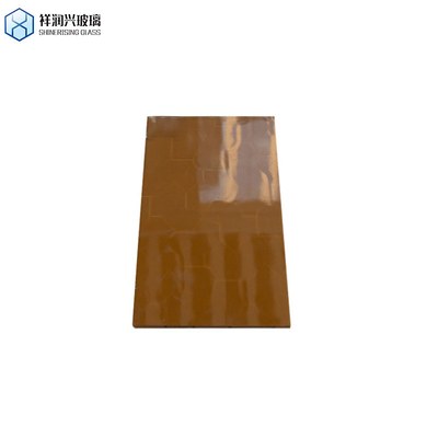 1.8mm-6mm Rundfarbige Spiegel Heimdekoration Färbungsfließglas Braun Aufgestaubtes Glas