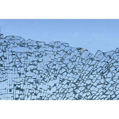 angepasstes flaches poliertes Glas U-Kanal-Glas Balkondeck Rahmenloses Glasgeländer