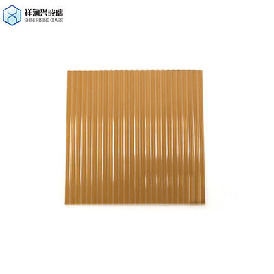 angepasstes Musterfarbglas 3 mm, 4 mm, 5 mm, braun, geprägtes Glas für Möbel