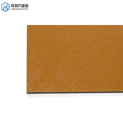 3mm 5mm 1830*2440 Scheintechnik Muster Glas Dekorationsglas Wand Braun Aufgesticktes Glas