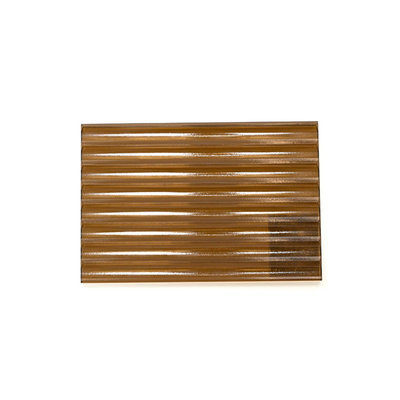 Bauwerk 4mm 5mm 8mm 10mm Reflexive Moru Muster Glas Kunst Glas Braun Aufgestickte Glas Sicherheitsglas