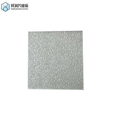 Niedriges Eisen Braun Fluted Glass Panels Reeded Musterglas Feste Farbe für Möbel