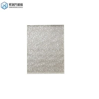 Niedriges Eisen Braun Fluted Glass Panels Reeded Musterglas Feste Farbe für Möbel