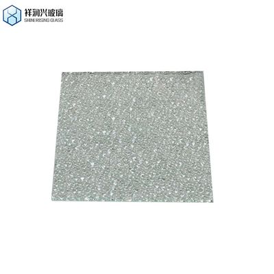 Niedriges Eisen Braun Fluted Glass Panels Reeded Musterglas Feste Farbe für Möbel
