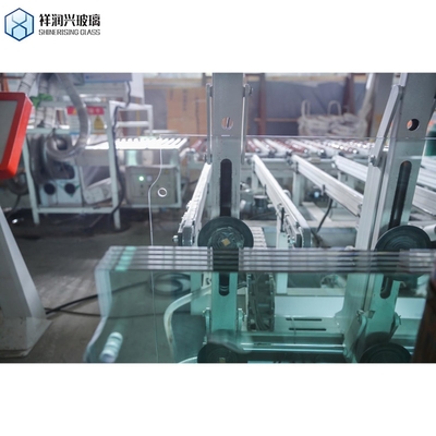 Doppelgestaltete Aluminium-Französische Tür mit gehärtetem Glas Draht/dekoratives/Badglas