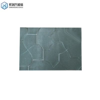 4mm klar gefärbtes Glas mit dekorativen Mustern perfekt für Fensterlagen