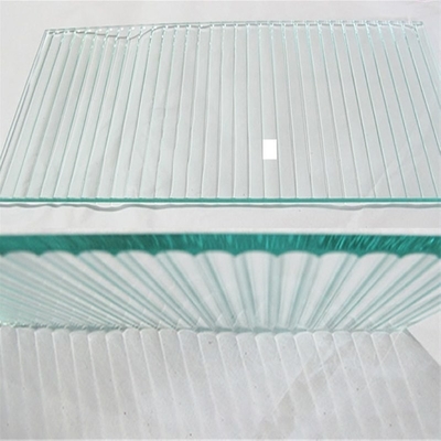 2100mm X 2440mm Größe Feststruktur Klares Moru Figurglas Muster Glas ISO-zertifiziert