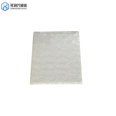 Handgefertigt Massivfarbe Rahmenlose weiße Streifen gehärtetes Glas Muster Fuß in Duschbildschirm